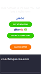 Mobile Screenshot of coachingsales.com